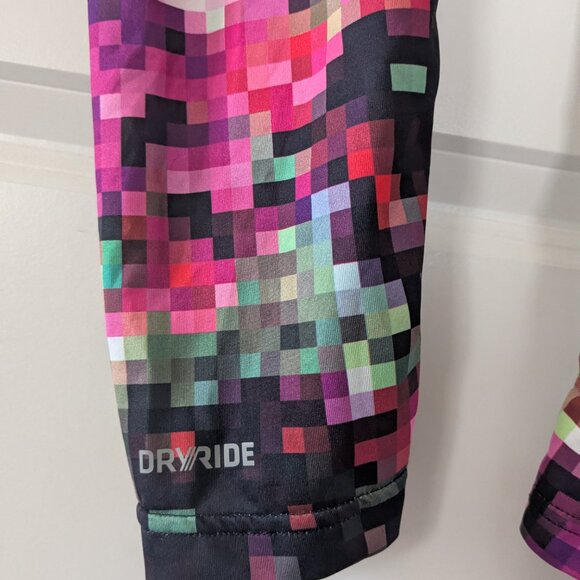 Burton Dryride Pixelated Cadence Leggings Size Large Colorful Lightweight Pixel - Picture 1 of 10